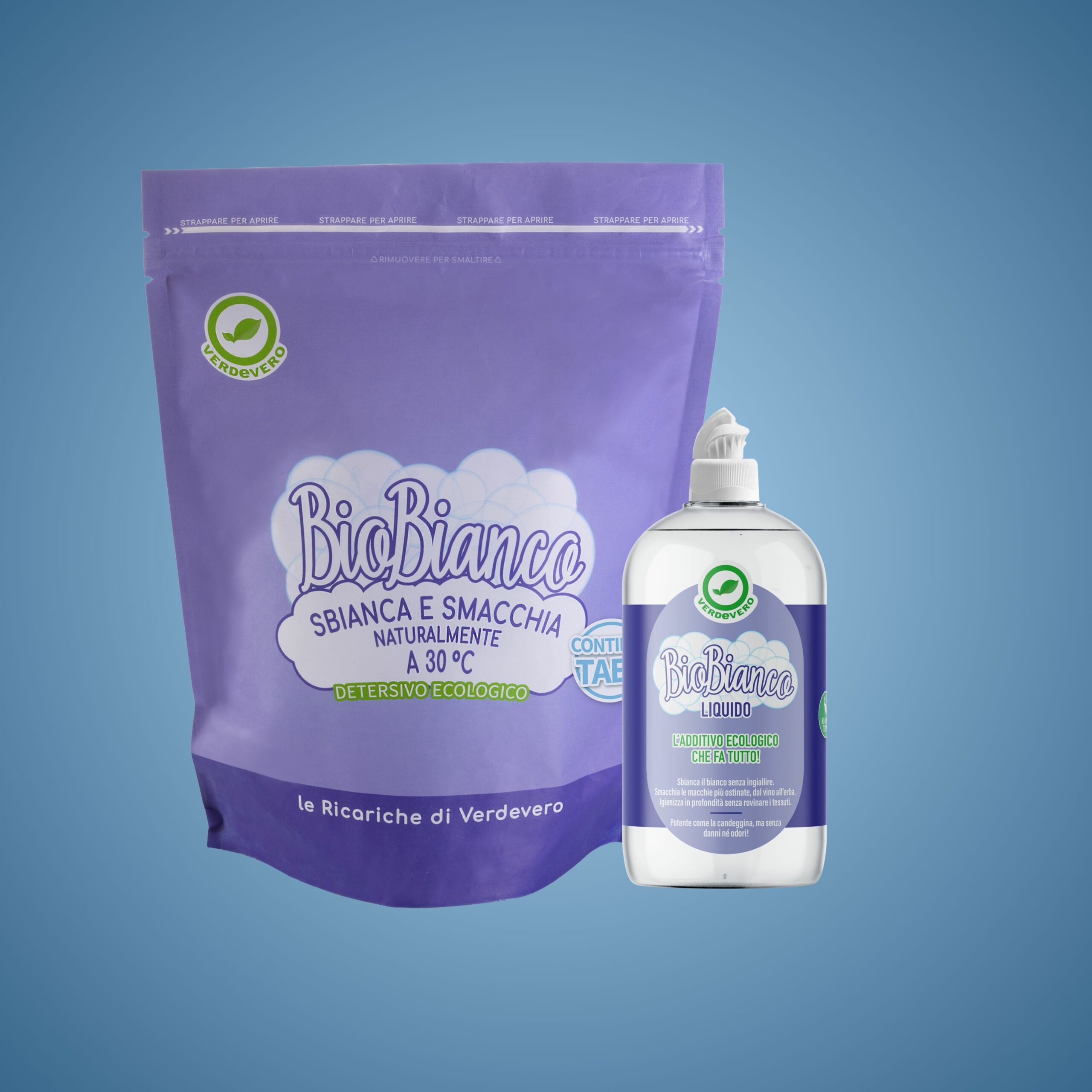 Sbiancante e smacchiante naturale, basse temperature