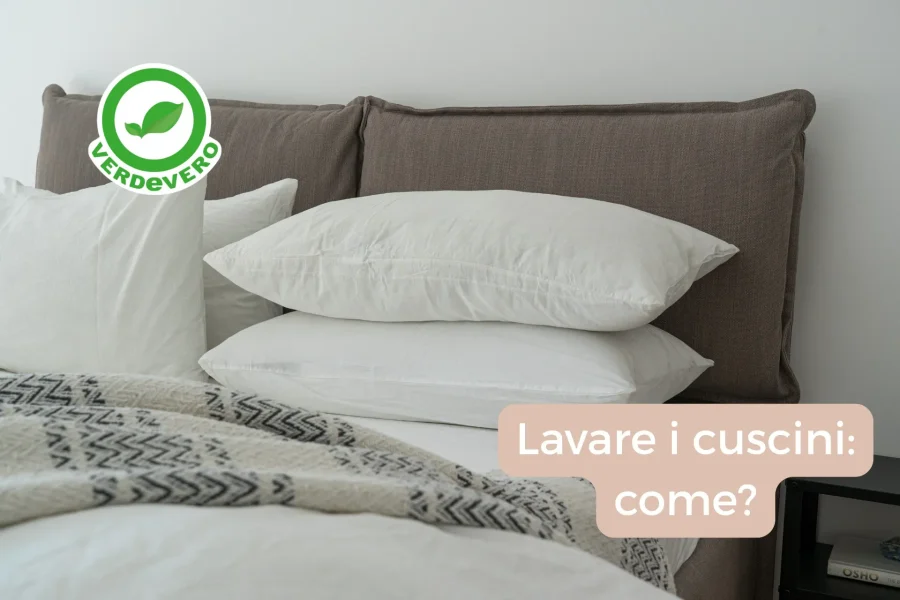 come lavare i cuscini